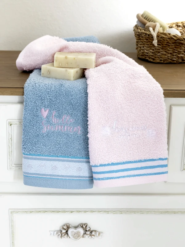 Nima Σετ Πετσέτες 2 Τεμαχίων Nima Sunny Summer 30x50,30x50