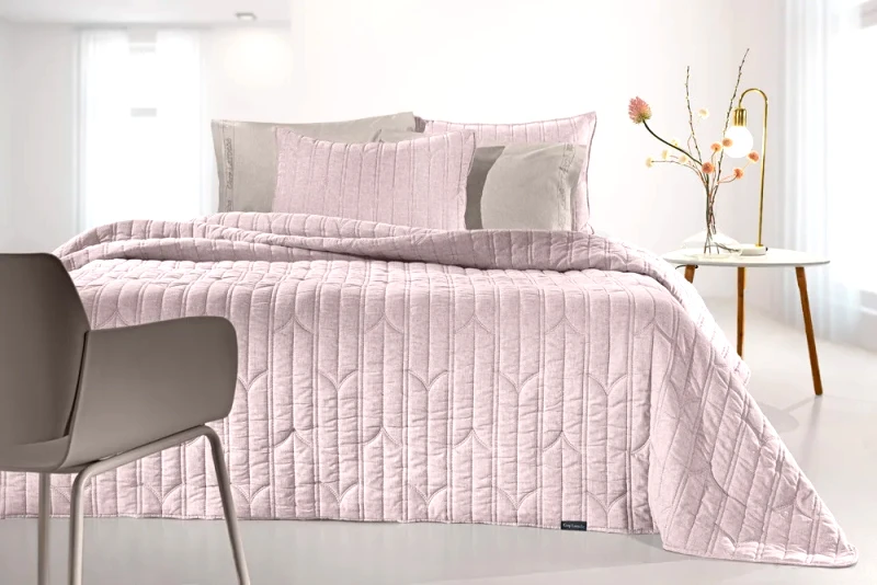 Guy Laroche Σετ Κουβερλί Ημίδιπλο 2 Τεμαχίων Guy Laroche Aurora Sepia 180x240