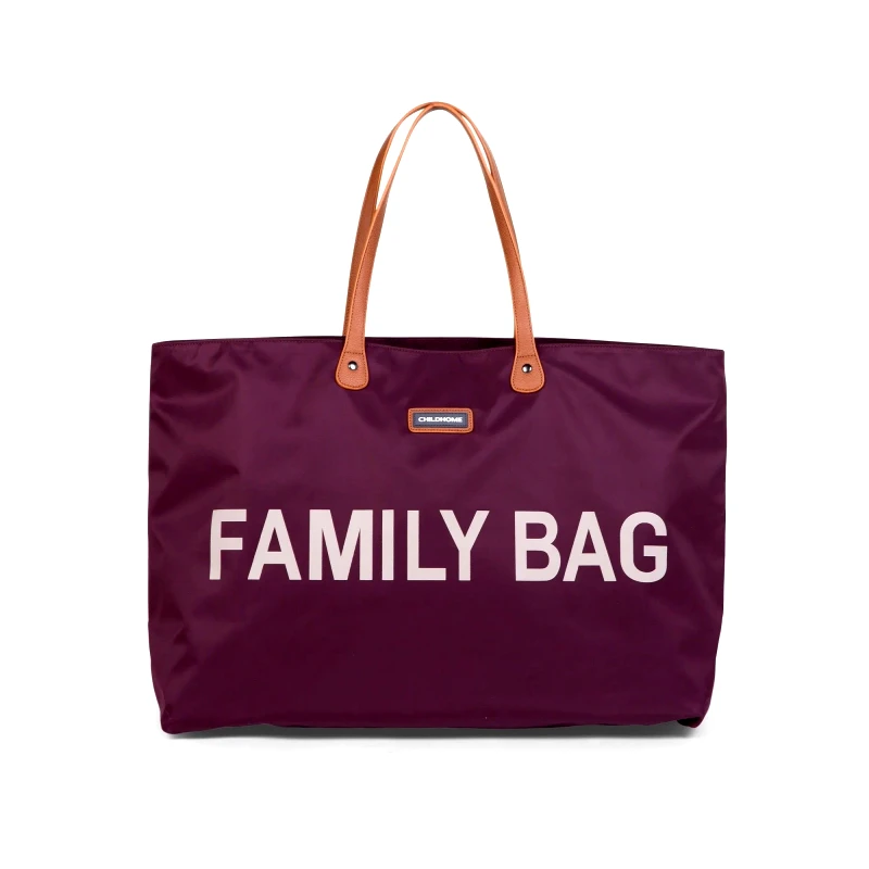 Childhome Τσάντα Αλλαγής ChildHome Family Bag Aubergine BR75999