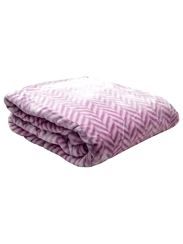 anesis Κουβέρτα Υπέρδιπλη Βελουτέ Ζακάρ Anesis Lilac 220x240