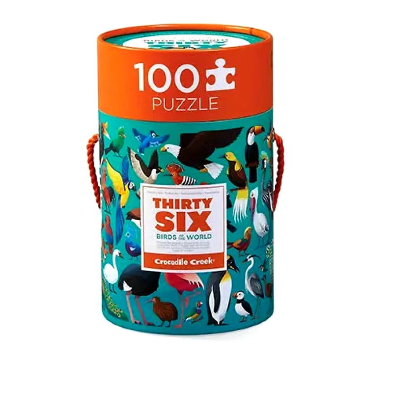 Crocodile Creek Παζλ 100 κομματιών Crocodile Creek Πουλιά BER-3840552