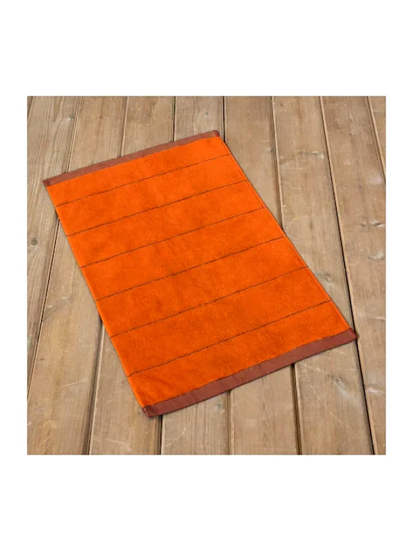 Nima Πατάκι Μπάνιου Nima Agua Deep Orange 50x80