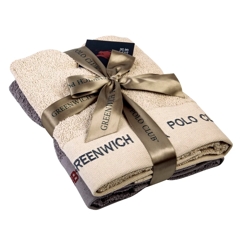 Greenwich Polo Club Σετ Πετσέτες 2 Τεμαχίων Greenwich Polo Club 2663 50x90