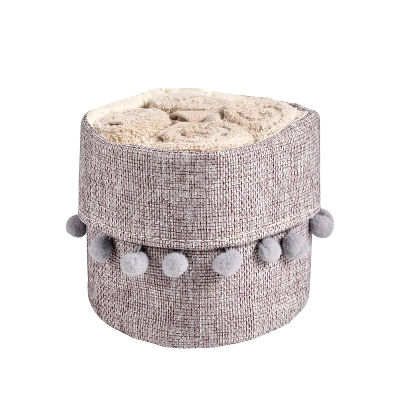 Das Home Σετ Λαβέτες 4 Τεμαχίων Das Home 4014 Beige 30x30