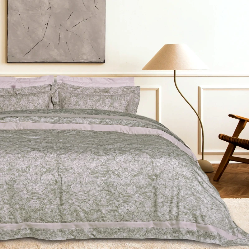 Das Home Σετ Παπλωματοθήκη Υπέρδιπλη 3 Τεμαχίων Das Home 1688 Taupe 220x240