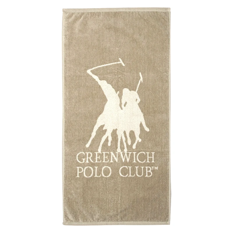 Greenwich Polo Club Πετσέτα Γυμναστηρίου Greenwich Polo Club 3930 Taupe-Ecru 45x90