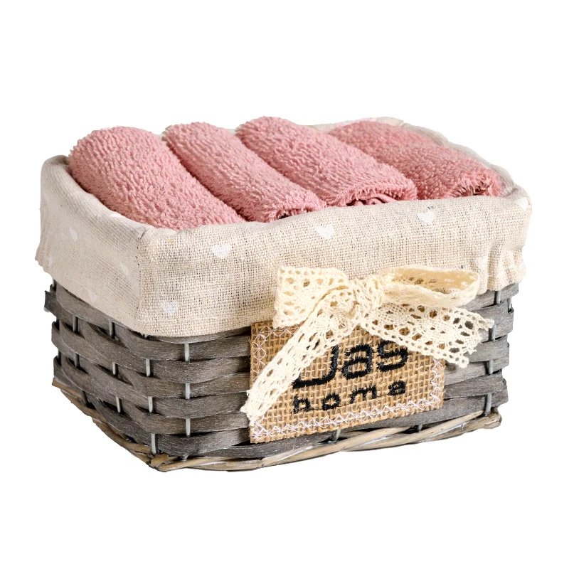 Das Home Σετ Λαβέτες 4 Τεμαχίων Das Home 4003 Nude 30x30