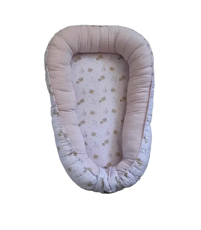 Oliver Baby Φωλιά Διπλής Όψης Baby Oliver des 412 Ροζ