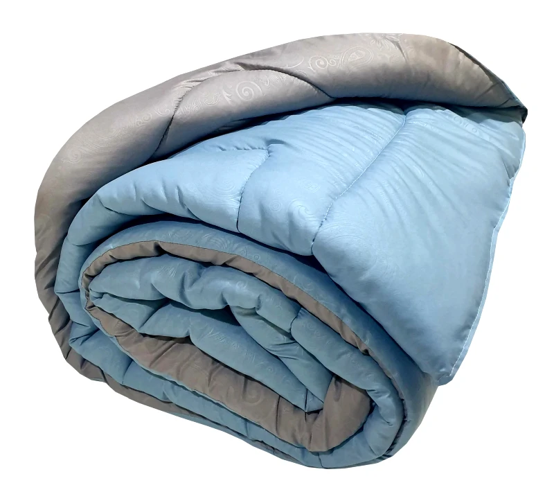 ΚΟΜΒΟΣ Πάπλωμα Μονό ΚΟΜΒΟΣ Embossed Grey-Petrol 160x240