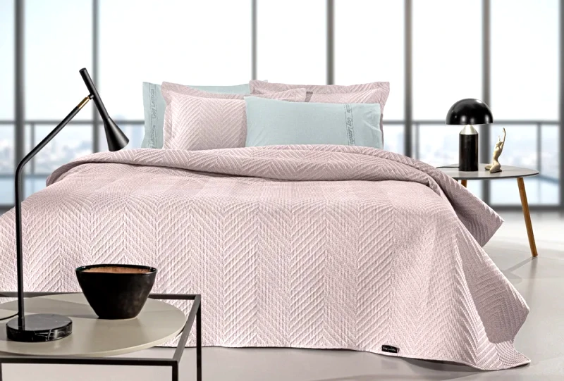 Guy Laroche Σετ Κουβερλί Ημίδιπλο 2 Τεμαχίων Guy Laroche Hamptons Sepia 180x240