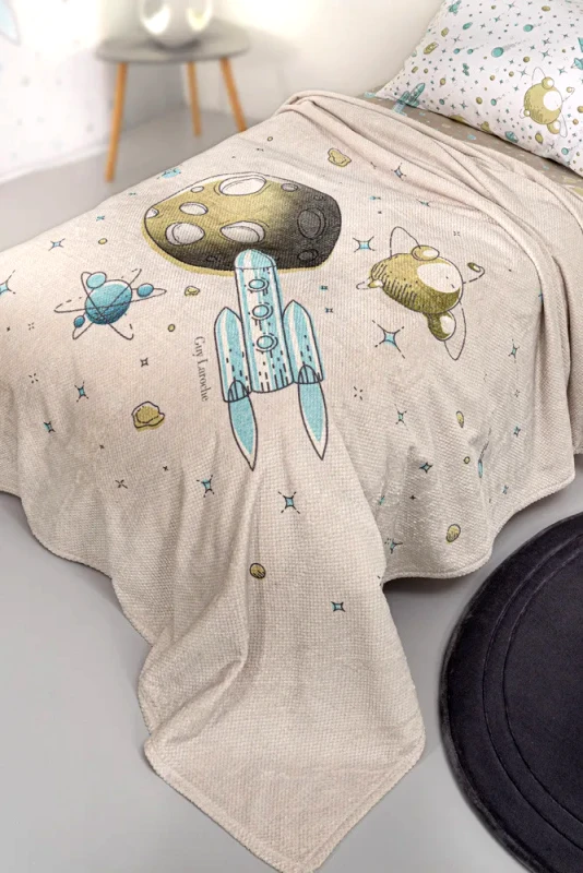 Guy Laroche Παιδική Κουβέρτα Fleece Μονή Guy Laroche Ultra Soft Meteor 160x220