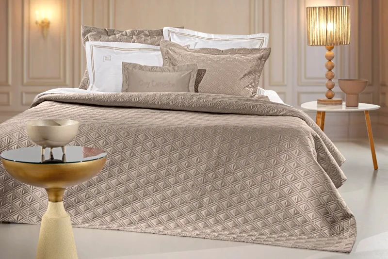 Guy Laroche Σετ Κουβερλί King Size 3 Τεμαχίων Guy Laroche Honour Taupe 240x250