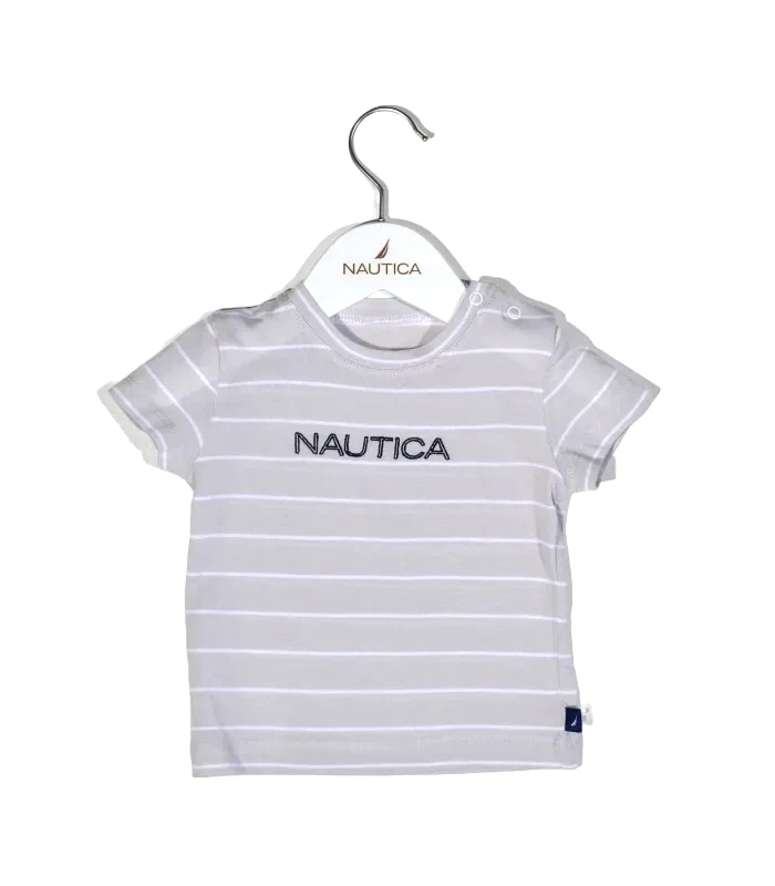 Baby Oliver Nautica Des.15 T-Shirt Jersey Organic Γκρι Ριγέ 86Cm 12-18 Μηνών