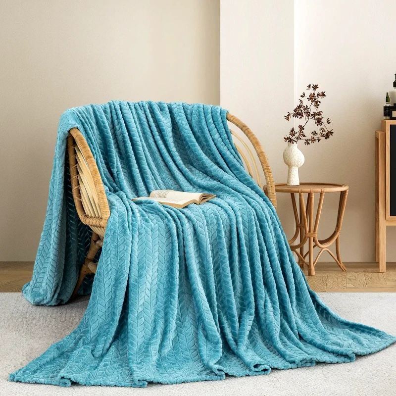 Adam Home Κουβερτα Fleece Υπερδιπλη 220X240 Adam Home (550) Aqua(25)