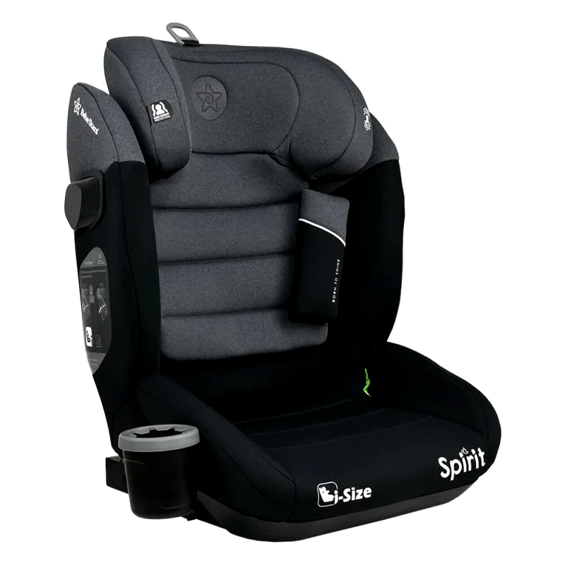 Bebe Stars Κάθισμα Αυτοκινήτου Bebe Stars Spirit Isofix I-Size 100-150Cm Steel Grey