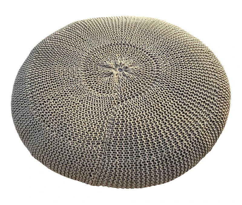 ΚΟΜΒΟΣ Πουφ ΚΟΜΒΟΣ Macrame Beige 200x200x50