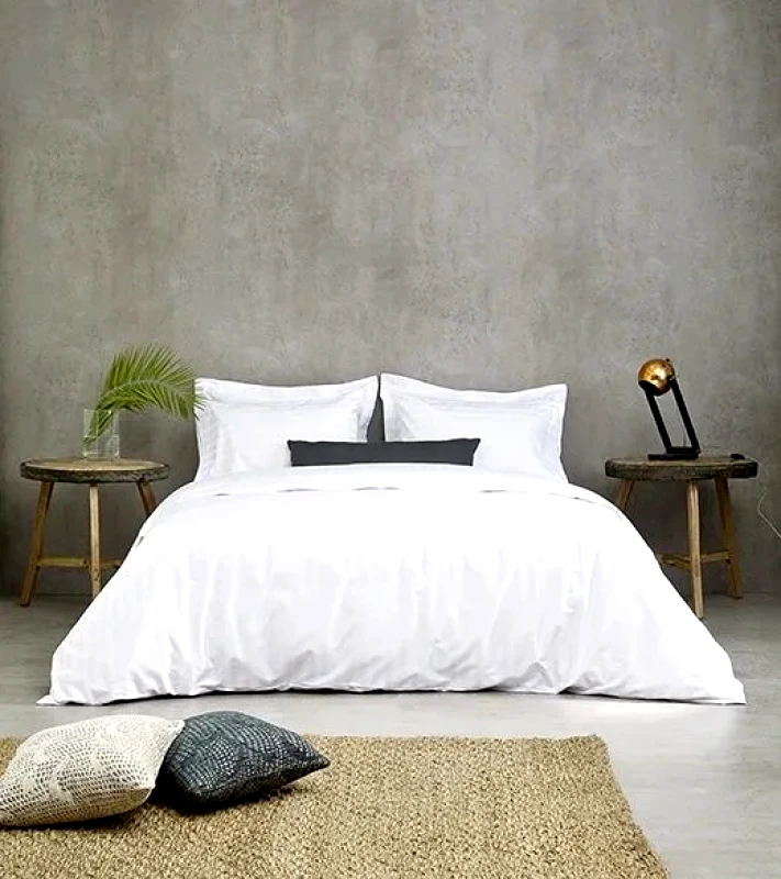 anesis Σεντόνι Ξενοδοχείου Μονό Με Σατέν Ρίγα 1cm Anesis 70% Βαμβάκι 30% Πολυέστερ 240 Κλωστές 170x280