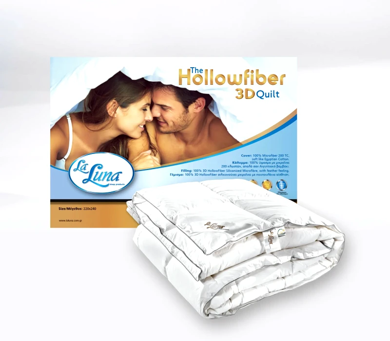 Laluna Πάπλωμα Υπέρδιπλο La Luna 3D Hollowfiber 220x240