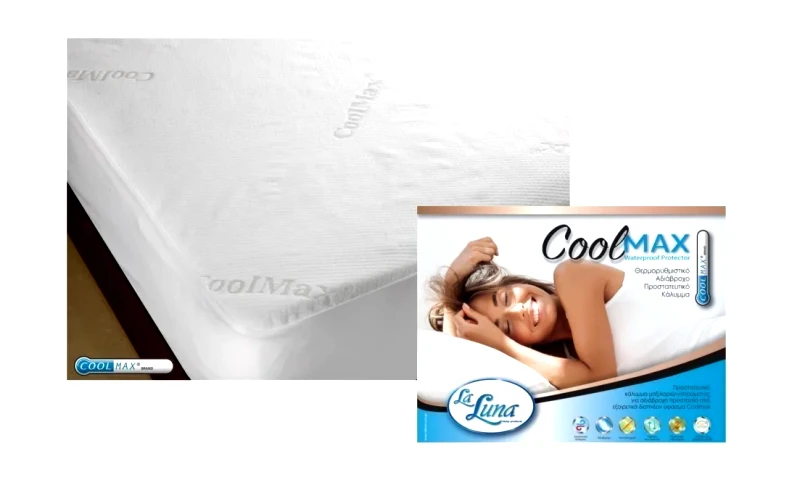 Laluna Σετ Μαξιλαροθήκες Αδιάβροχες La Luna Coolmax 50x70