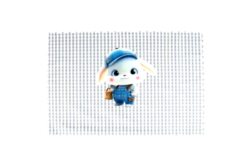 Dimcol Σουπλά Φαγητού Dimcol Cap Bunny 38 35X50 Γκρι