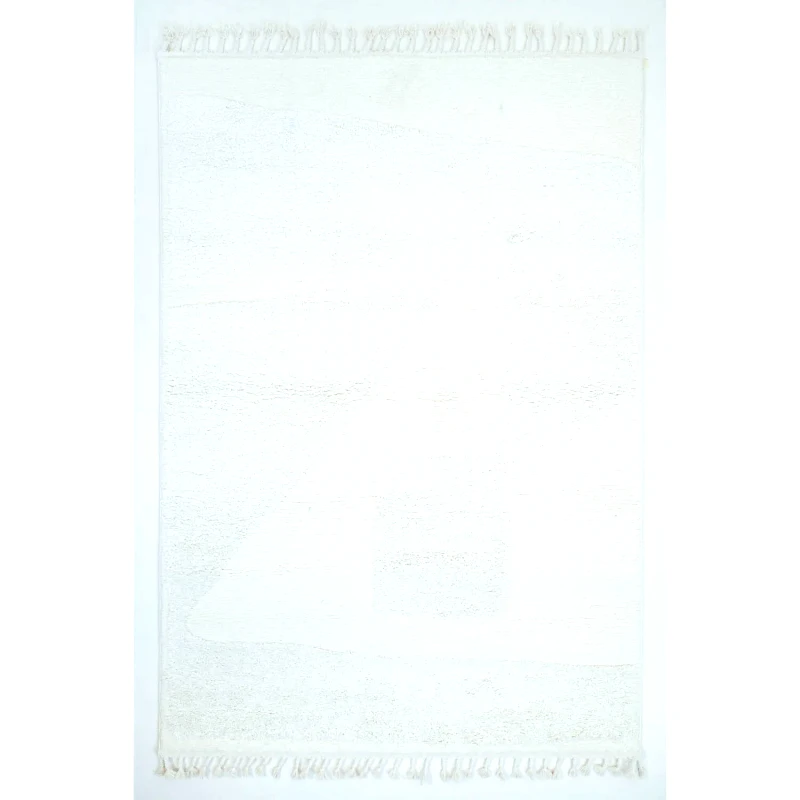 Ezzo Σέτ Χαλιά Ezzo Neve Shaggy D109A1A Cream 2x(66x140)+1x(66x220)