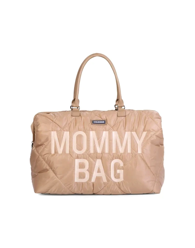 Childhome Τσάντα Αλλαγής ChildHome Mommy Bag Puffered Beige BR75832