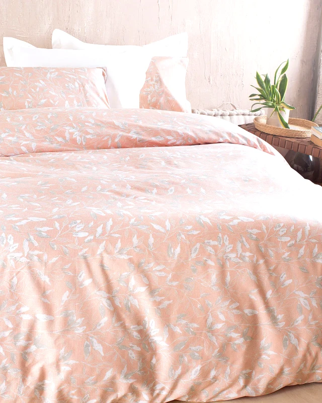 Rythmos Σετ Πάπλωμα Υπέρδιπλο 3 Τεμαχίων Rythmos Loreta Ροζ 220x240