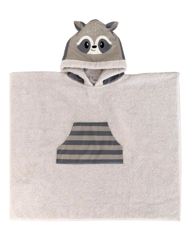 Palamaiki Παιδικό Πόντσο με Κουκούλα Palamaiki Raccoon
