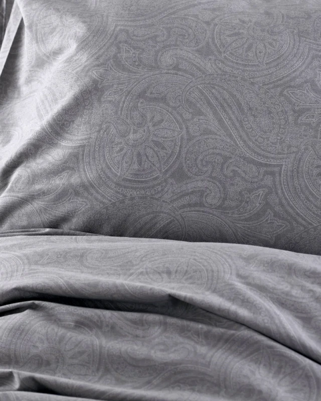 Rythmos Σετ Σεντόνια Ημίδιπλα με Λάστιχο 3 Τεμαχίων Rythmos Charisma Γκρι 105x205+25