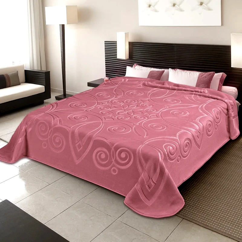 Belpla Κουβέρτα Ισπανίας Υπερδιπλη 220Χ240 Belpla Ster 516 Opal Rose(64)