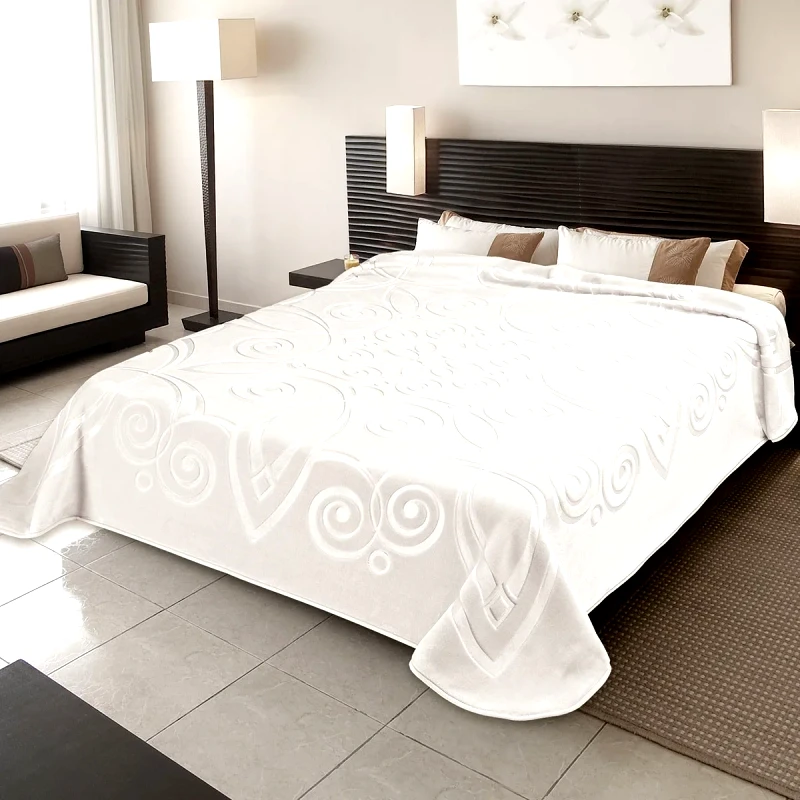 Belpla Κουβέρτα Ισπανίας Μονη 160X220 Belpla Ster 516 Natural