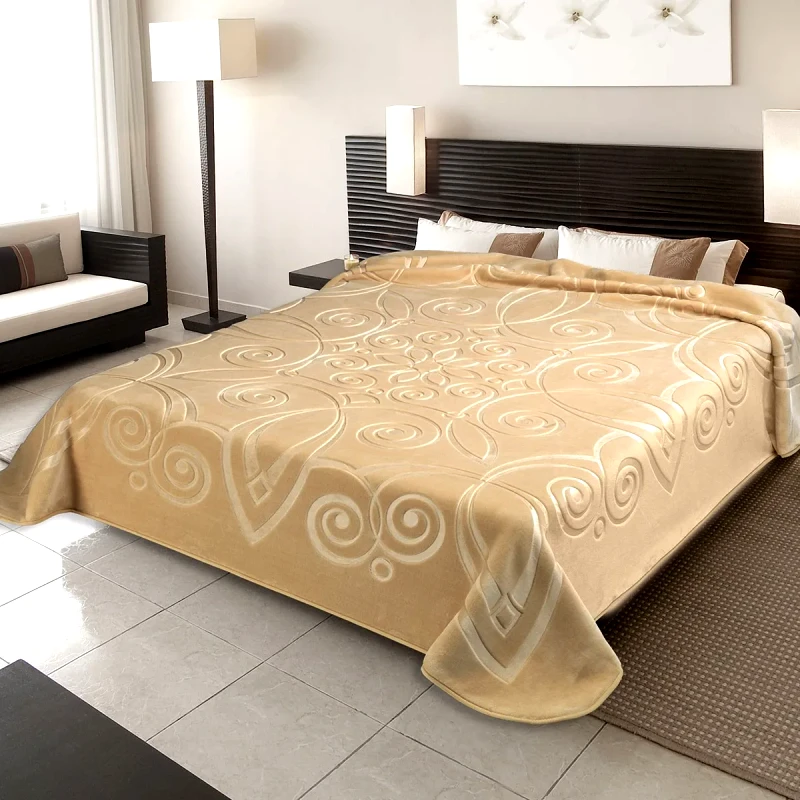 Belpla Κουβέρτα Ισπανίας Υπερδιπλη 220Χ240 Belpla Ster 516 Off White(15)