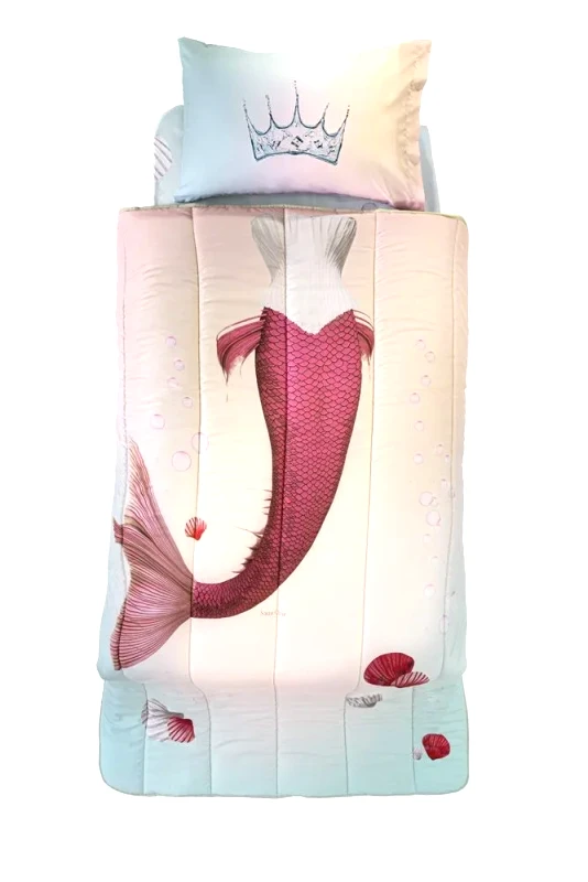 Saint Clair Σετ Παιδικό Πάπλωμα Ημίδιπλο Saint Clair Mermaid 160x220