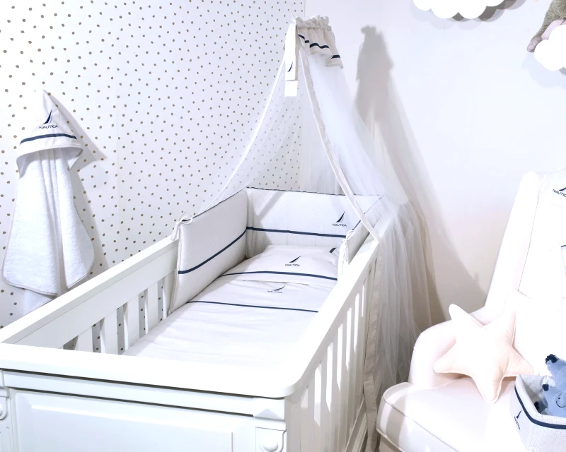 Nautica Σετ Προίκας 4 Τεμαχίων Nautica 924 Μπεζ Καρρώ