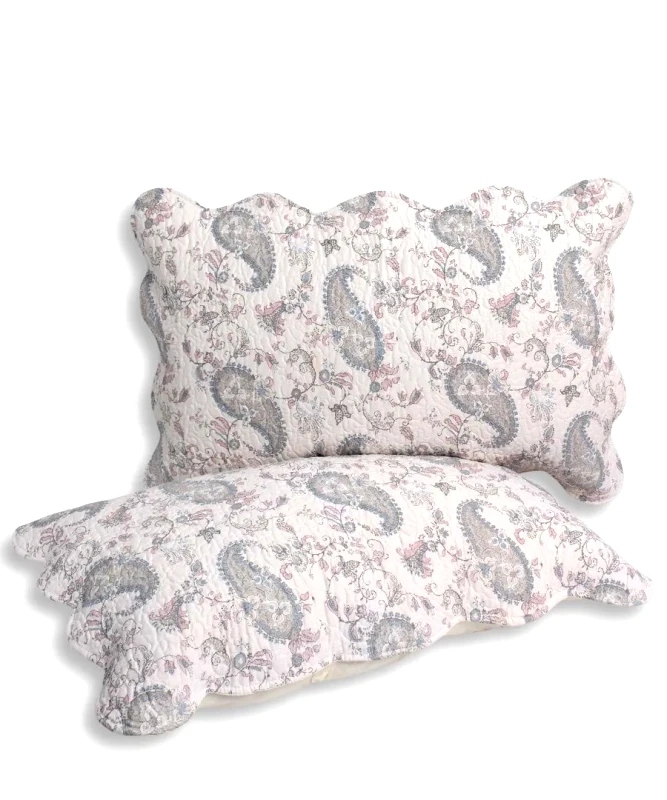 Silk Fashion Μαξιλαροθήκη Διακόσμησης Silk Fashion Patch Λαχούρι Σιέλ 48x72