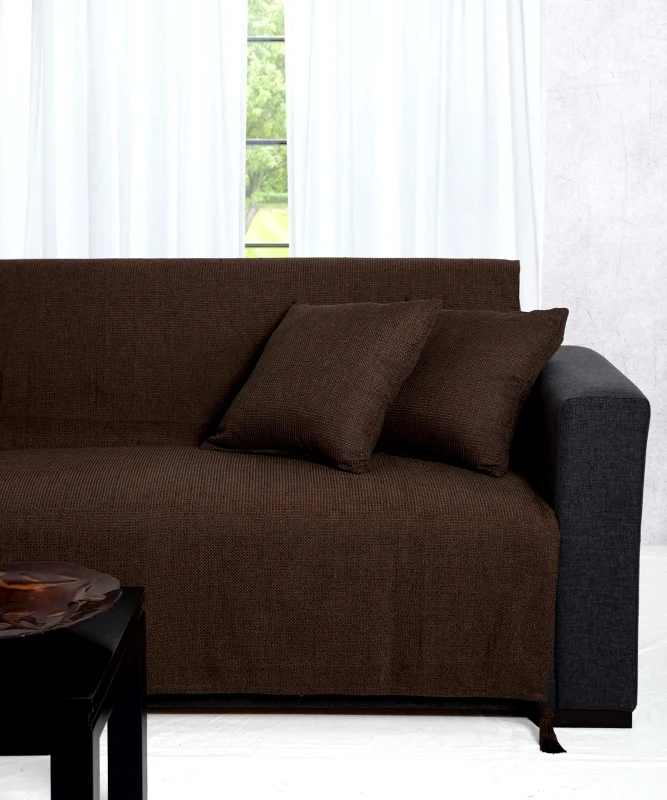 Silk Fashion Ριχτάρι Διθέσιου Silk Fashion 9925 Καφέ 180x250