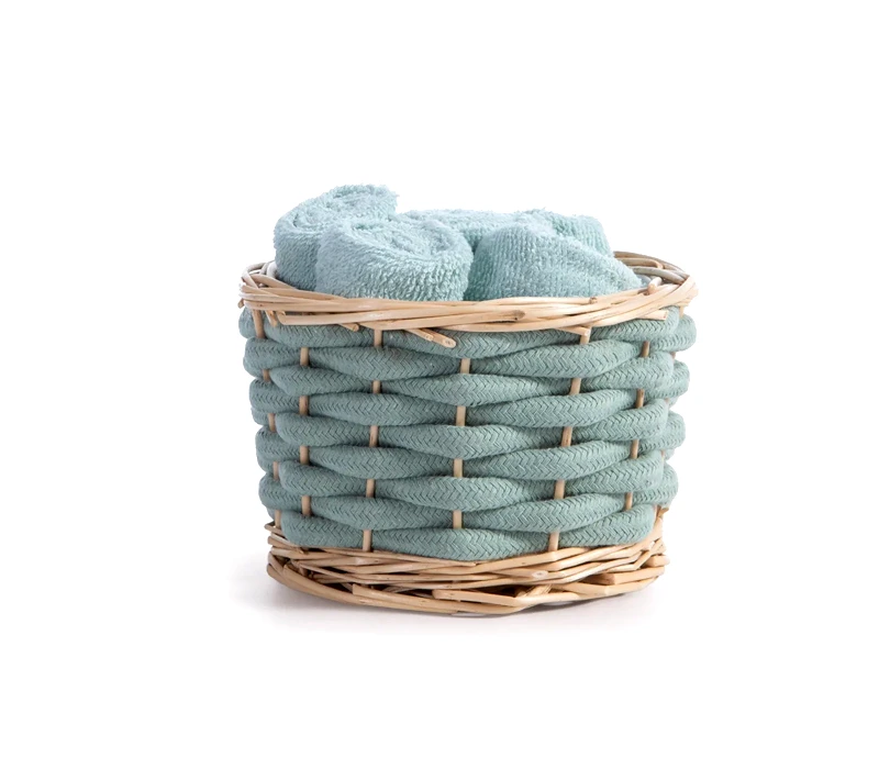 Nef - Nef Καλαθάκι Με Λαβέτες 5 Τεμαχίων Nef-Nef Borra Aqua 30x30