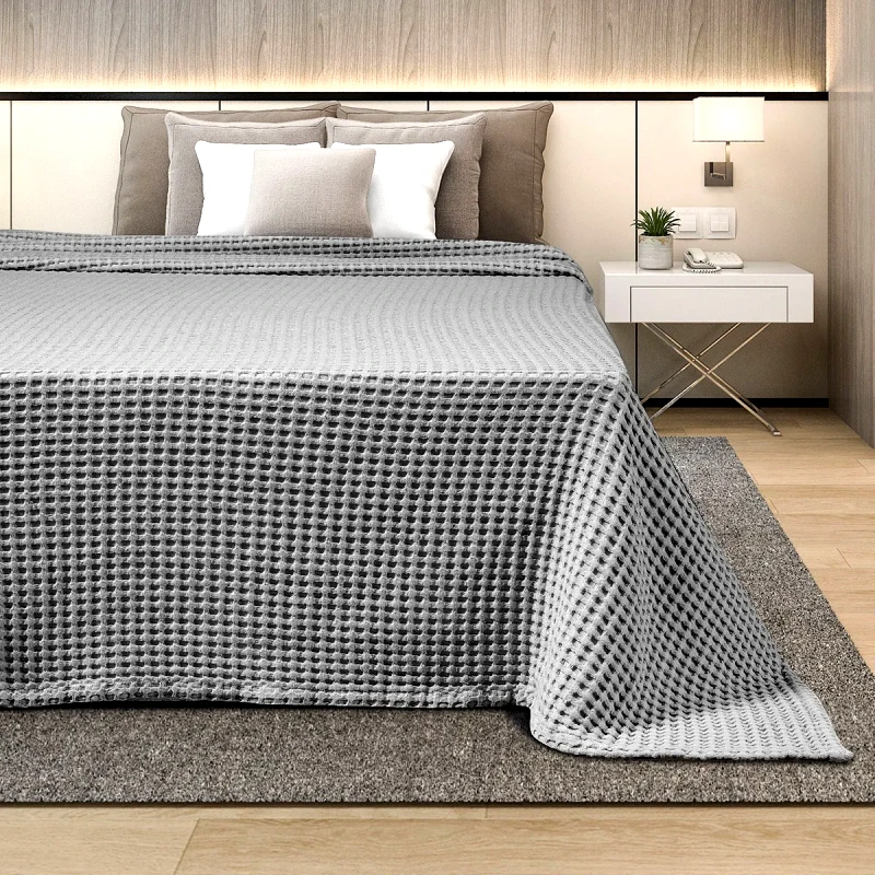 Adam Home Κουβερτα Πικε Μονη 170Χ240 Adam Home Grey