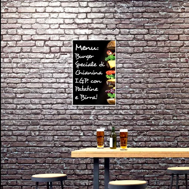 Ango Mαυροπίνακας Ango Hamburger Plexi Fun L 71004