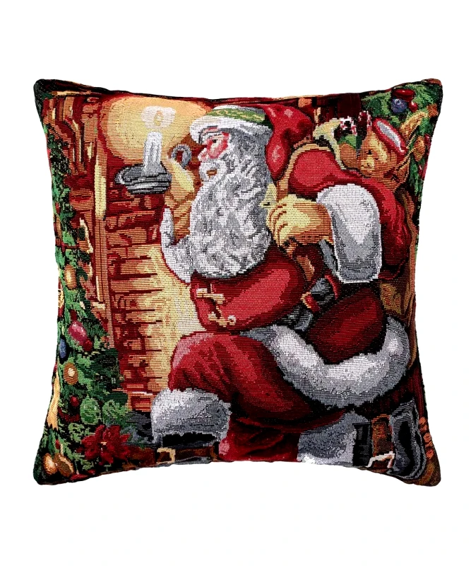 Silk Fashion Χριστουγεννιάτικη Μαξιλαροθήκη Διακόσμησης Silk Fashion W351-130 45x45