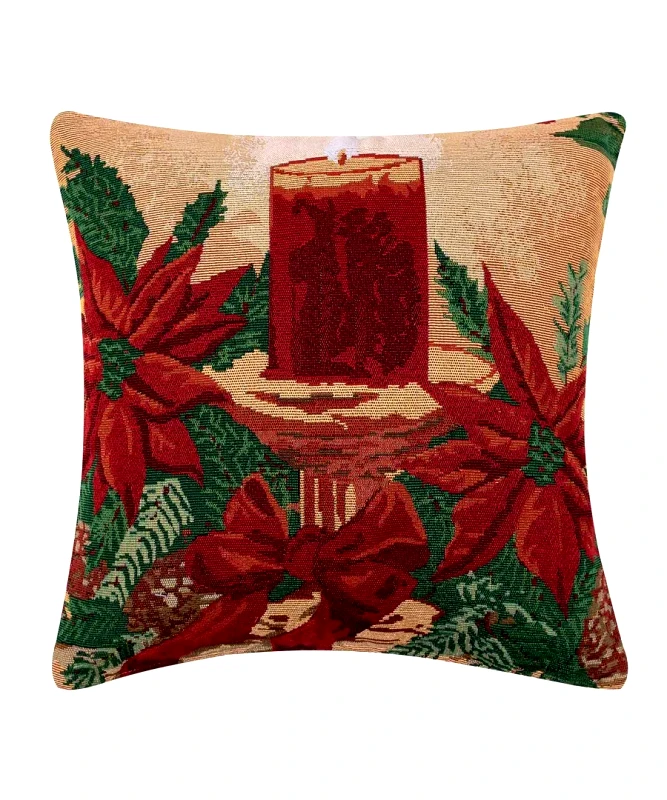 Silk Fashion Χριστουγεννιάτικη Μαξιλαροθήκη Διακόσμησης Silk Fashion W351-131 45x45