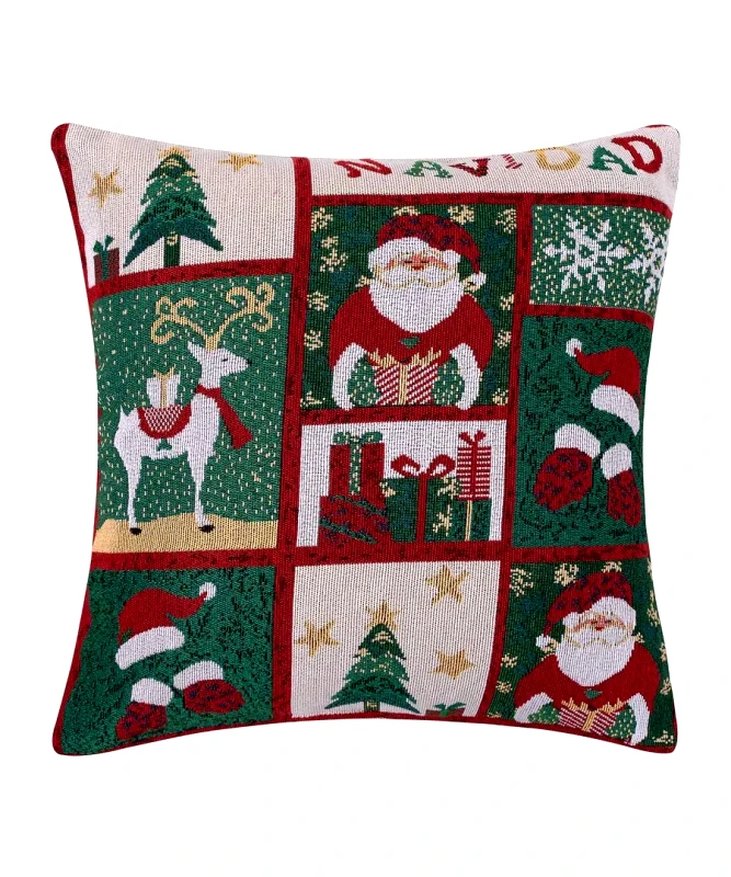 Silk Fashion Χριστουγεννιάτικη Μαξιλαροθήκη Διακόσμησης Silk Fashion W351-126 45x45