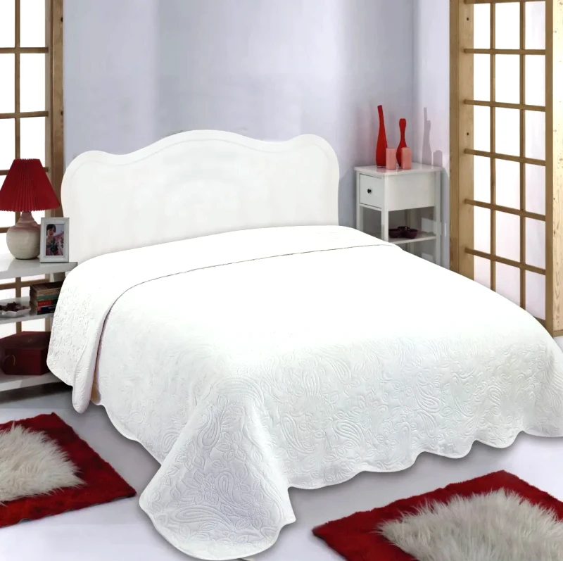 Silk Fashion Κουβέρτα Βελούδο King Size Silk Fashion NX2211 Ivory 240x260