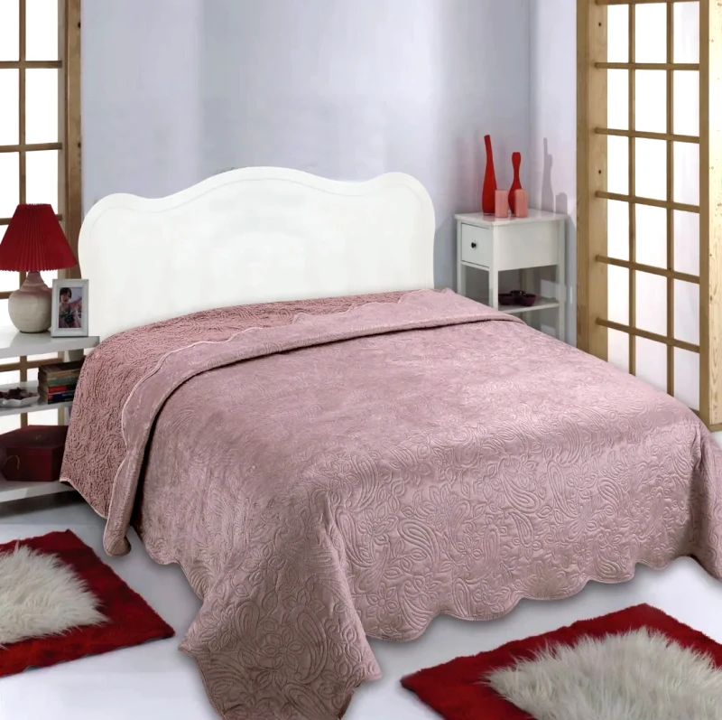 Silk Fashion Κουβέρτα Βελούδο Υπέρδιπλη Silk Fashion NX2211 Syklamen 220x240