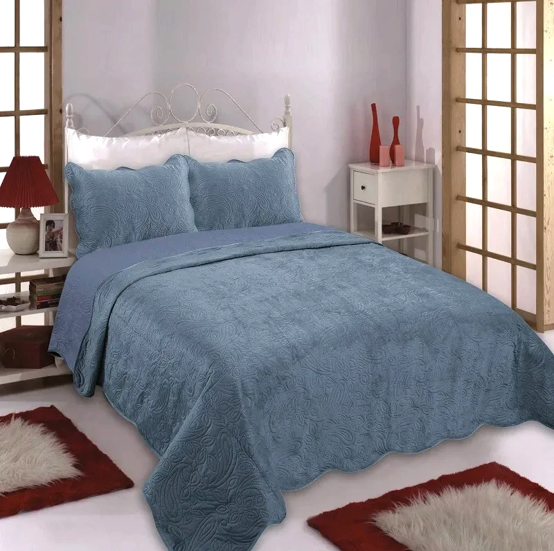 Silk Fashion Σετ Κουβερλί King Size 3 Τεμαχίων Silk Fashion Supersoft NX2212 Raf 240x260