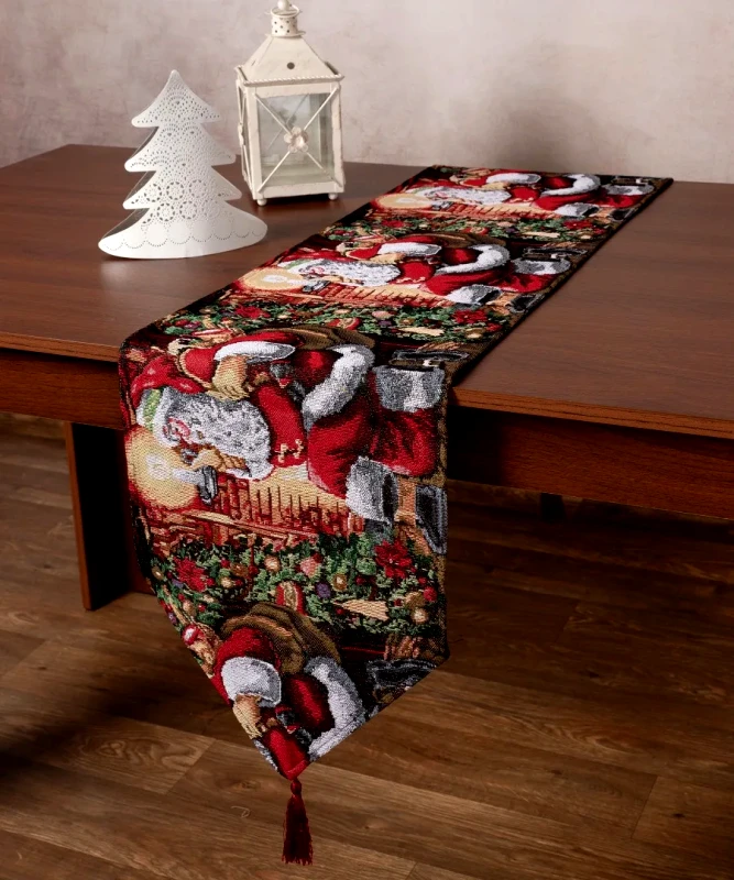 Silk Fashion Χριστουγεννιάτικο Runner Silk Fashion W351-130 35x172