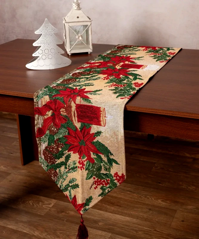 Silk Fashion Χριστουγεννιάτικο Runner Silk Fashion W351-131 33x172