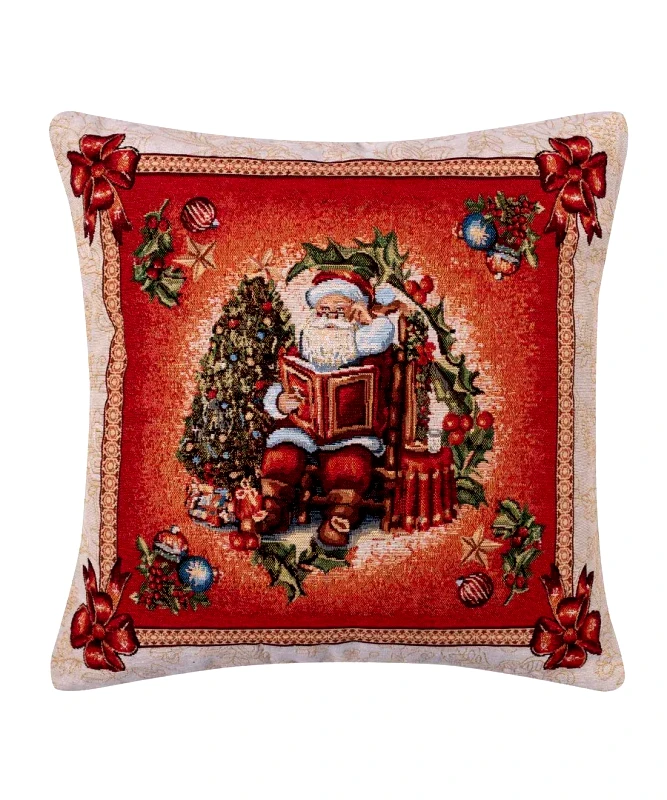 Silk Fashion Χριστουγεννιάτικη Μαξιλαροθήκη Διακόσμησης Silk Fashion W353 45x45