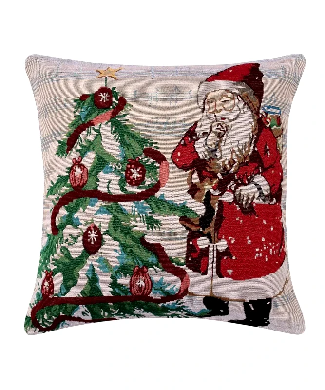 Silk Fashion Χριστουγεννιάτικη Μαξιλαροθήκη Διακόσμησης Silk Fashion W351-122 45x45