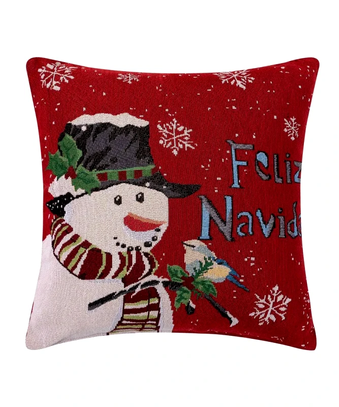 Silk Fashion Χριστουγεννιάτικη Μαξιλαροθήκη Διακόσμησης Silk Fashion W351-125 45x45